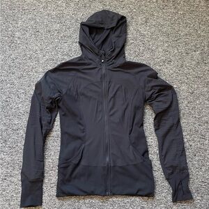 Women's Lululemon Black Hooded Reversible Jacket